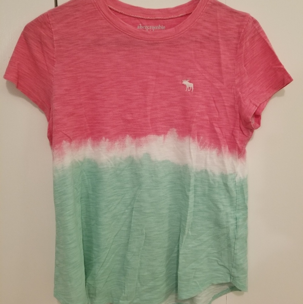 Abercrombie and Fitch multi-colored tee